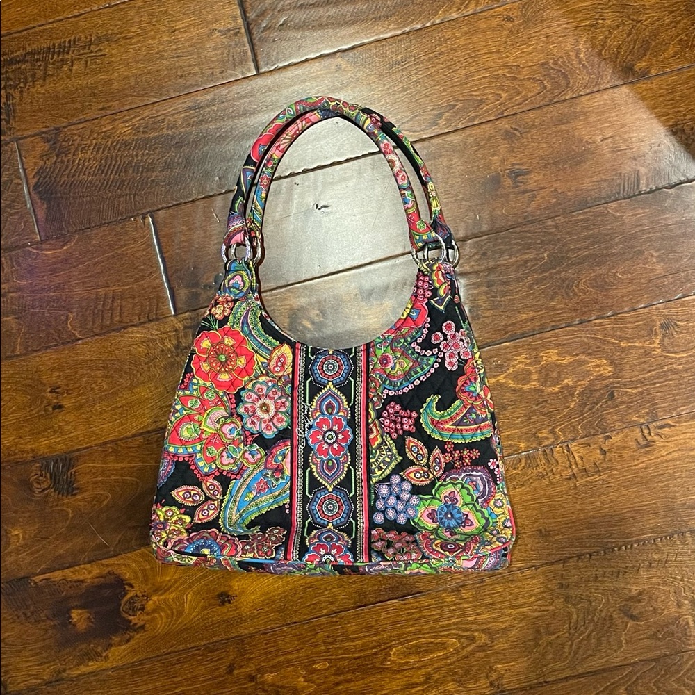 Vera Bradley Purse, Symphony in Hue Winter 2009, retired pattern, Like New